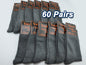 WHOLESALE - (60 Pairs) Business Socks Crew Socks Men's Grey Dress Socks dealonline.co.nz