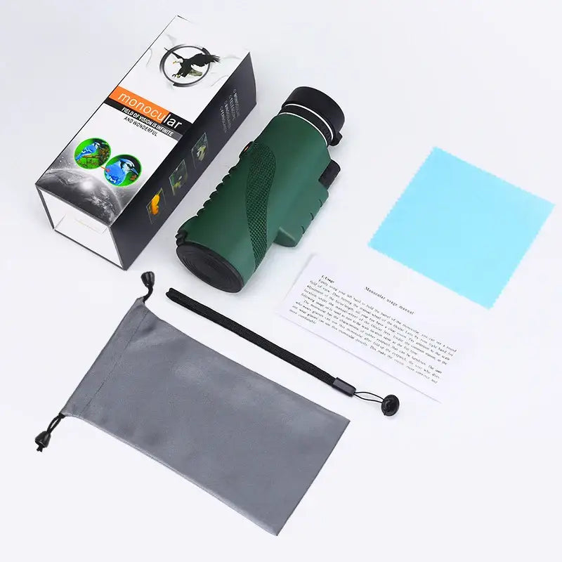 Zoom Monocular Telescope with Tripod & Phone Clip Habicare