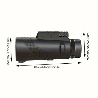 Zoom Monocular Telescope with Tripod & Phone Clip Habicare